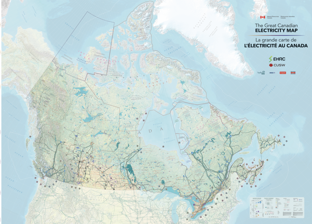 The Great Canadian Electricity Map Canadian Geographic Education